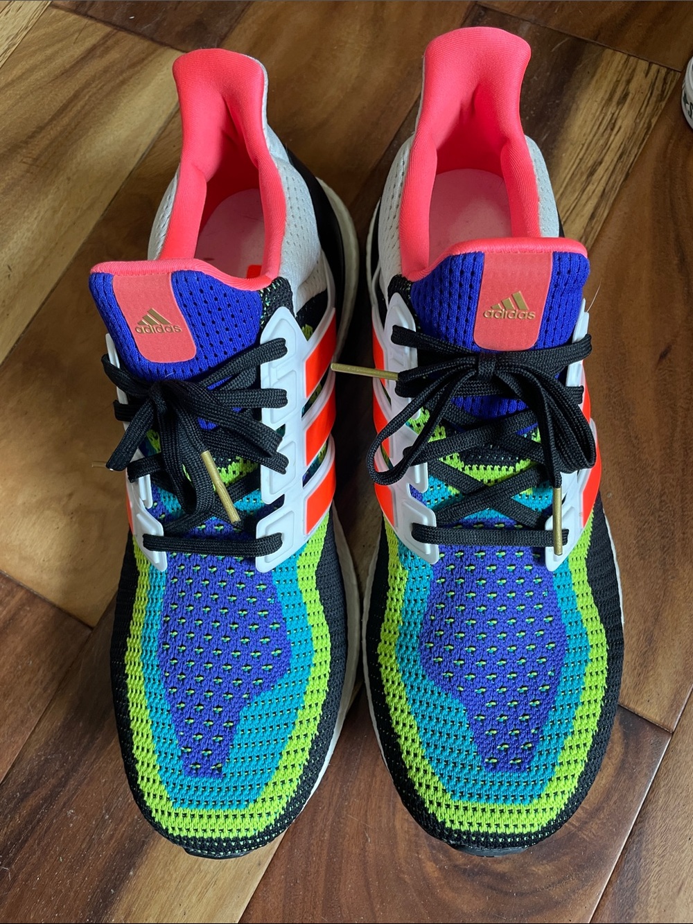 Adidas Ultra Boost Men's Multicolored Shoes. Very Good Condition. Size 11.5. - Picture 2 of 13